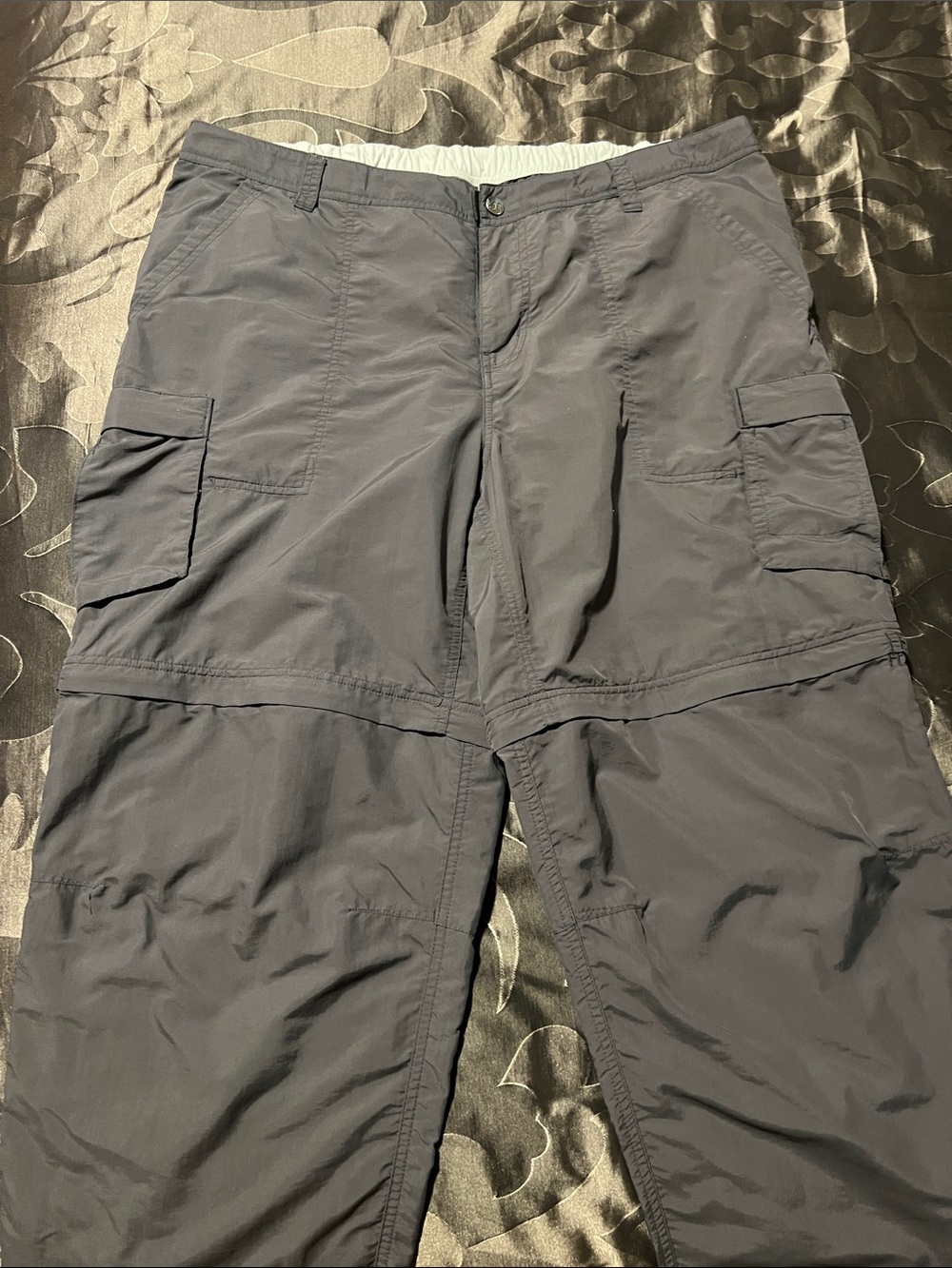 REI Women's Convertible Cargo Joggers in Slate Gray